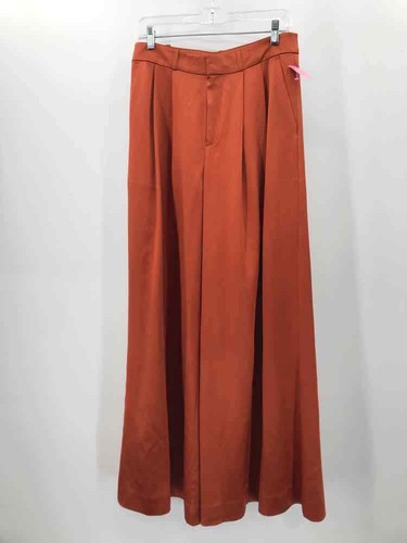 Pantalone abito seta usato Banana Republic arancione taglia 8