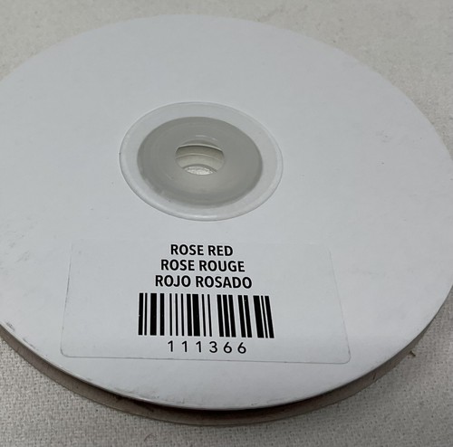 Stampin Up ROSE RED Ribbon 1/4" Grosgrain Ribbon - New 15 Yards - Picture 2 of 3