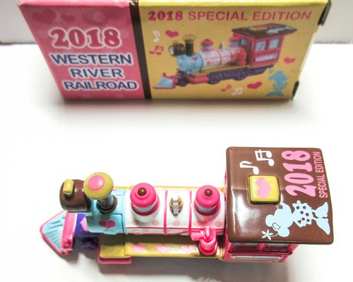 Tokyo Disney 2018 New Years Western River Railroad Engine Diecast Car Tomica - Picture 2 of 5