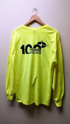 Empire Gildan Safety Green Long Sleeve Heavy T-Shirt Work Shirts - M, L & XL - Picture 4 of 5