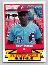 Ricky Jordan 1988 CMC Triple A All-Stars #28 Maine Phillies