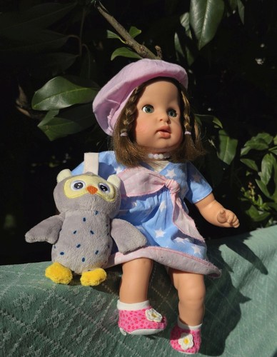 Götz Puppe Baby Girl 33 cm brünett Muffin Cosy Aquini 2013 + viel Zubehör ,Doll - Bild 12 von 24
