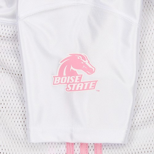 adidas Boise State Broncos NCAA Youth Girl's #1 Fashion Jersey Shirt, White/Pink - Picture 4 of 8