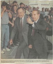 FOUR Bob & Elizabeth Dole Signed News & Magazine Pics / Autographed IN PERSON