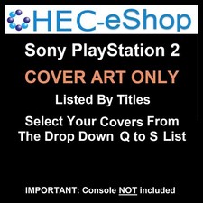 Sony PlayStation 2 - PS2 - Cover Art ONLY - Choose Titles Beginning With  Q - S