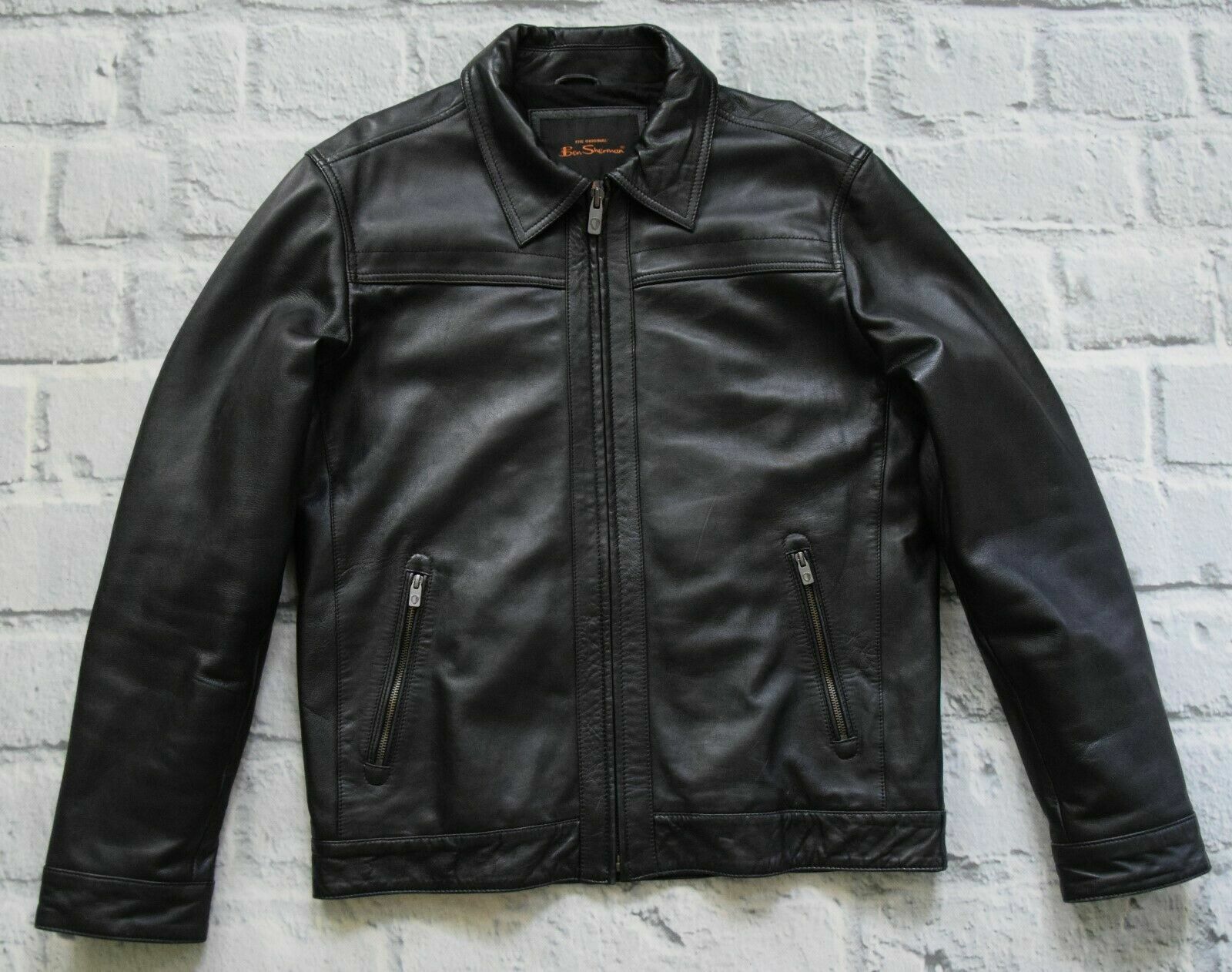 ben sherman leather jacket