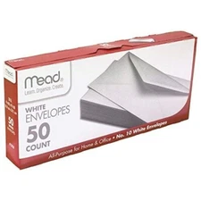 #10 Envelopes, 4-1/8" X 9-1/2", White, 40 or 50 Pack Free And Fast Shipping