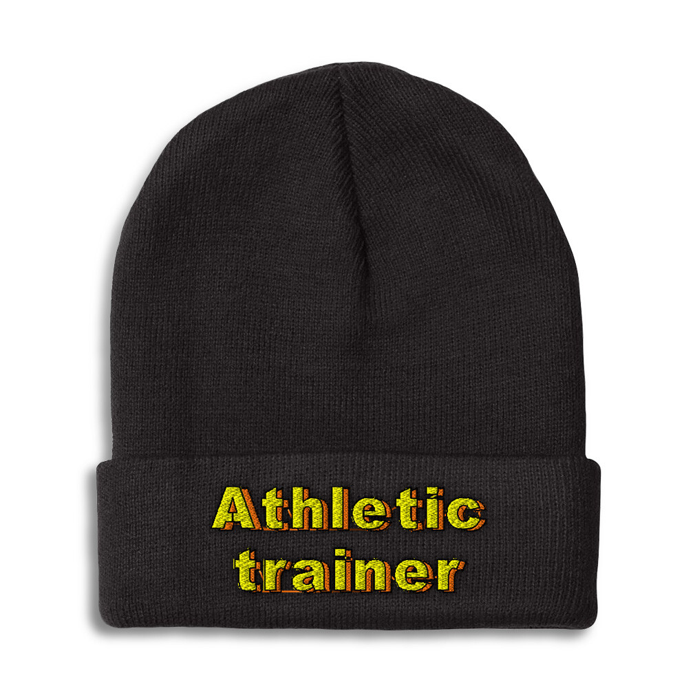 Beanies for Men Athletic Trainer Winter Hats for Women Acrylic