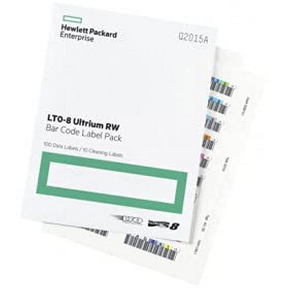 HPE LTO-8 Ultrium RW Bar Code Label Pack