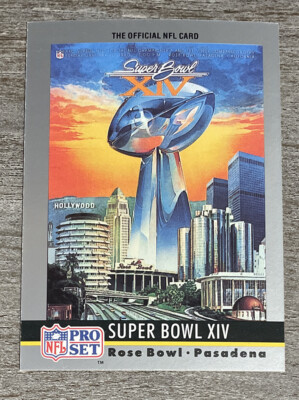 1990 Pro Set Super Bowl Collectibles Steelers vs Rams #14  *E886*
