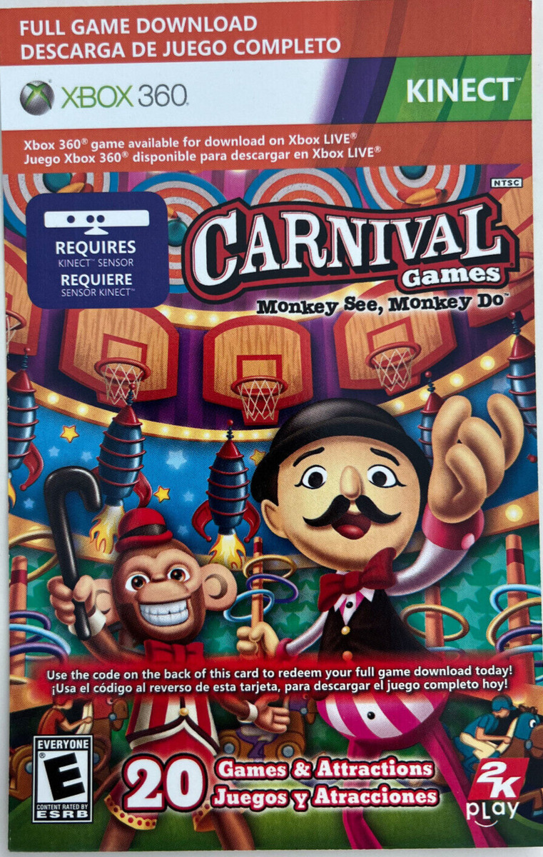  Carnival Games: Monkey See Monkey Do - Xbox 360