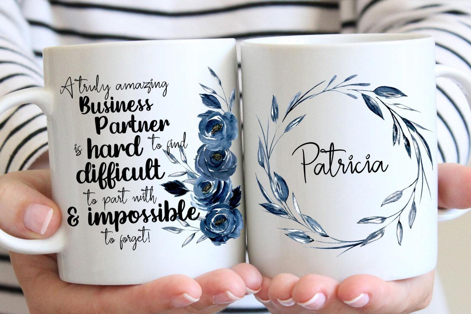Business Partner Gift For Women Business Partner Coffee Mug Thank You Gift