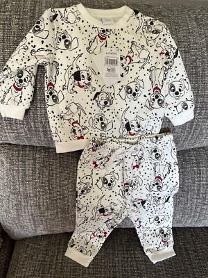  Disney 101 Dalmatiner 2 teiliges Set - 6-9 Monate   Neu