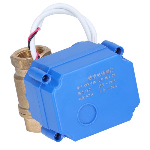 Elektrischer Kugelhahn Messing Motorschalter Mini DN15 1/2 Zoll DC12V Ersatzteile FEI - Bild 11 von 22