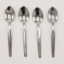 Set of 4 Enjoy Grapefruit Spoons S/S China Good Condition 