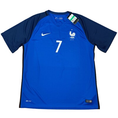 2016/17 France Home Jersey #7 Griezmann XL EURO 2016 Nike Soccer