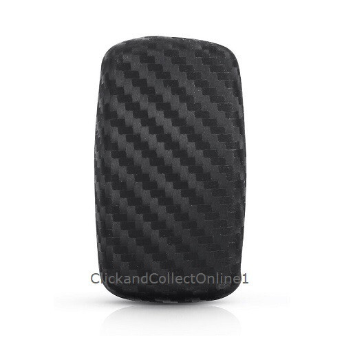 Carbon Fibre Key Cover For VW Caddy T5 T6 Touareg Amarok Up! Car Fob Case s57cf - Picture 4 of 6