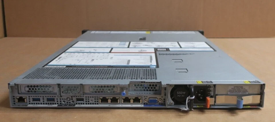 Lenovo System x3550 M5 Six-Core E5-2603v3 8GB RAM 4x 2.5" Bay 1U Rack Server - Image 4 of 4