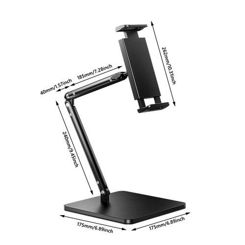 Multi-Angle Adjustable Adjustable Tablet Stand for Photography, Desktop Use - Photo 2/6