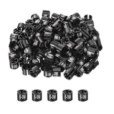 Clothes Hanger Marker 6-9M, Black Colored Hanger Size Garment Tag, 250pcs