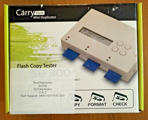 Data Solutions SD300 Best Duplicator Portable 1:2 SD/Micro SD Flash Duplicator