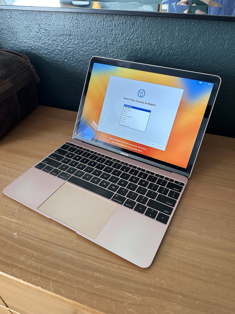 2017 Apple MacBook 12'' Retina Core M3 1.2GHz 8GB RAM 256GB SSD