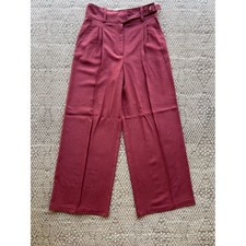 Sezane Aldo Trousers Tomette Mauve Womens Size 8