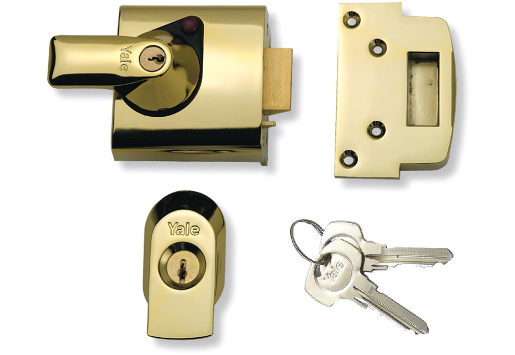 Yale PBS1 - 60mm Auto Deadlocking Night Latch (Brass) - Minor Damage M-32MEGI