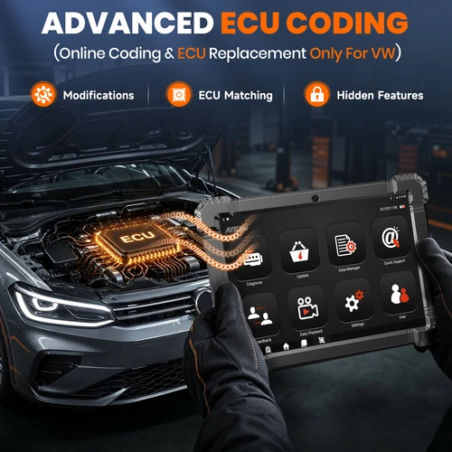 ANCEL X7 All System Bidirectional OBD2 Scanner TPMS SRS DPF Diagnostic Tool