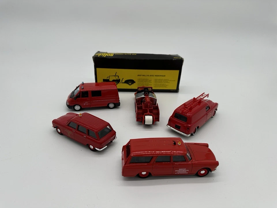Solido Ensemble De 6 Véhicules Pompiers - Photo 2/4
