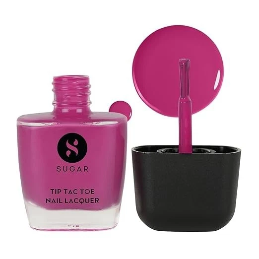 SUGAR Cosmetics Tip Tac Toe Nail Lacquer Classic | Long-lasting, 100% Chip-resis