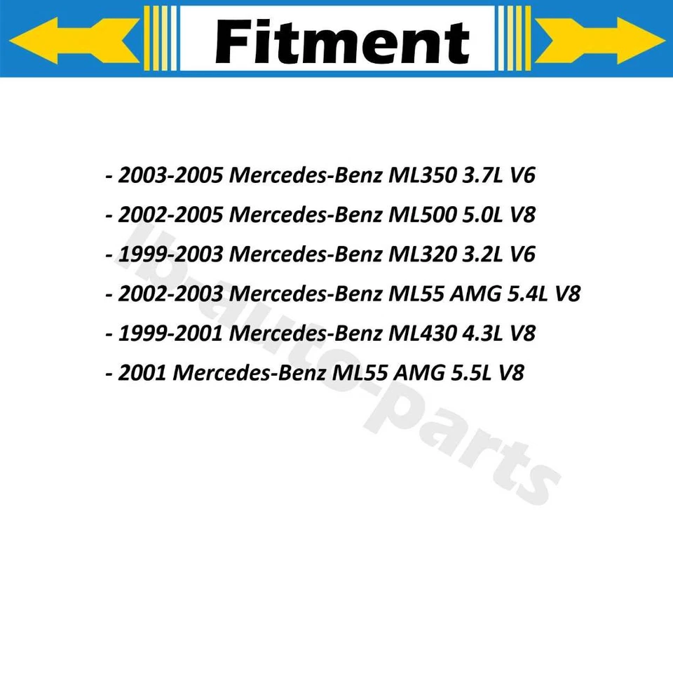 Задний верхний рычаг управления с шарниром 2 шт для 2001 Mercedes-Benz ML55 AMG 5,5 л - Изображение 2 из 4