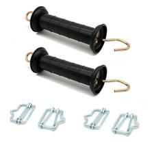 Plastic Electric Fence Gate Handle with Polytape Splicer,Spring Gate Handle with