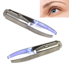 2 Pack Portable Tweezer With Led Light Hair Removal Eyebrow Make Up Tools