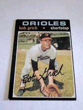 1971 Topps #193 Bobby Grich Rookie Baltimore Orioles EX Vintage Baseball Card. rookie card picture
