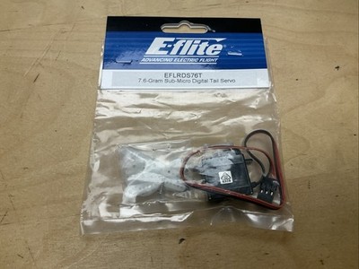E-flite 7.6-Gram Sub-Micro Digital Tail Servo EFLRDS76T