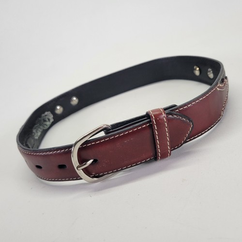Nocona Leather Concho Belt 22 Western Cowboy Steer Bull Boys N4413201-22 - Picture 6 of 9