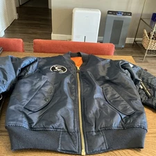 Celsius Energy Drinks Rothco MA-1 Flight Jacket - Mens-Navy Blue - Small - NWOT