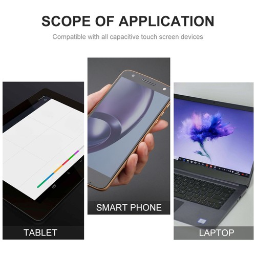 2 PCS Touchscreen Pen Tips Devices Conductive Fiber Cloth Head Surface for - 第 9/12 張圖片