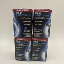 4-TRUE Metrix Blood Glucose 200 Test Strips Exp 2026