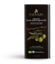 A ATLAS OLIVE OILS Bulk Organic Cold Pressed Moroccan Extra Virgin Olive Oil,...