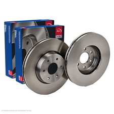 2x APEC Front Brake Discs Fits NISSAN NAVARA NP300 Pic 140kW/190HP/2298cc SDK738