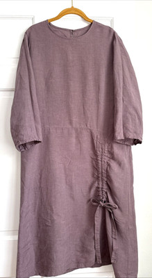 Dress Me Linen 100% Linen Hand Made Dress Cottagecore Lagenlook Mori Kei