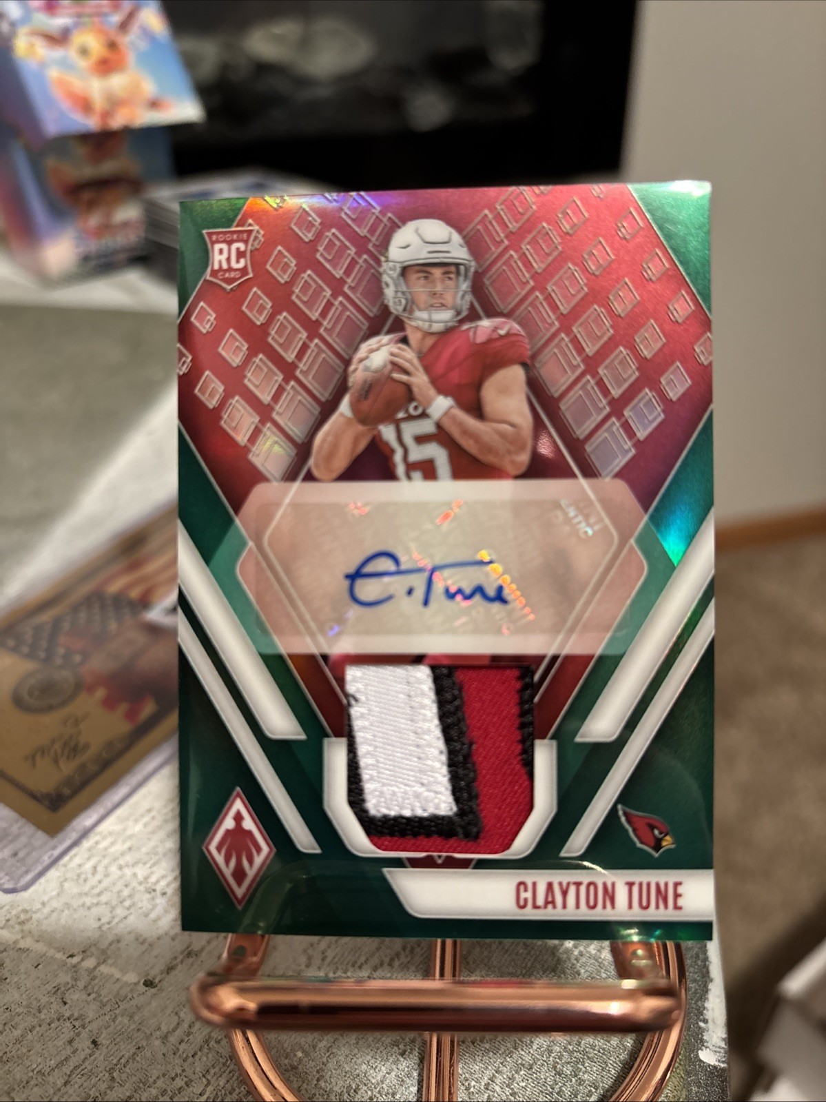Clayton Tune Panini Phoenix Rps Rookie Auto Jersey #RAJCT Green Prime