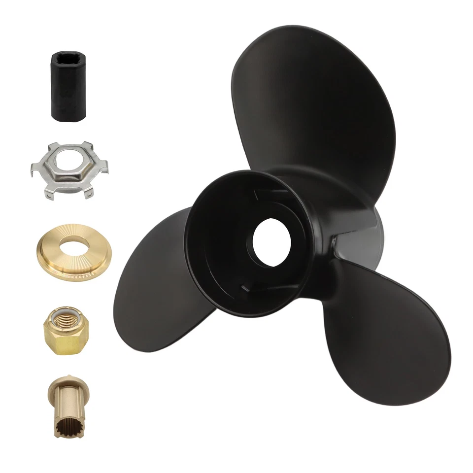 Aluminum Propeller 13"x19" for Mercury 40 60 90 75 115 125HP Prop 48-77346A45 RH - Image 4 of 4