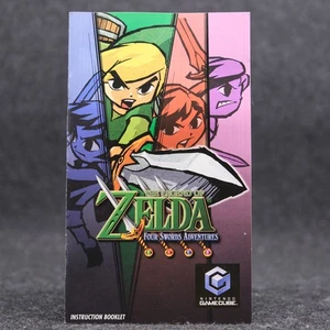 Legend of Zelda Four Swords Adventures (GameCube) Manual Only - Great Cond