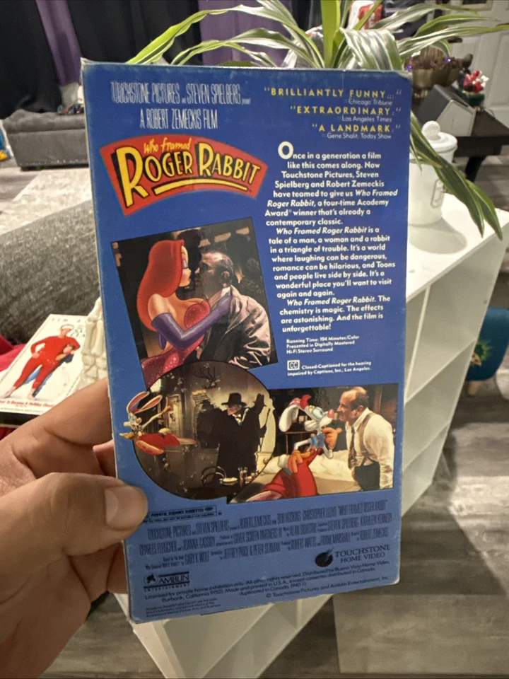 Who Framed Roger Rabbit (VHS, 1997) - Image 3 of 4