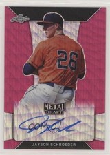 2018 Leaf Metal Draft Pink Wave 8/10 Jayson Schroeder #BA-JS1 Auto pn1