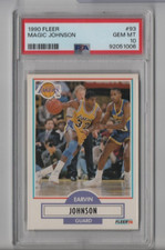 1990-91 Fleer Earvin Magic Johnson #93 PSA 10 GEM MINT LA Lakers HOF