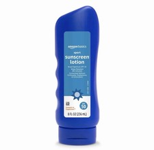 Amazon Basics Sport Sunscreen Lotion SPF 50, Water Resistant 80min , Formula...